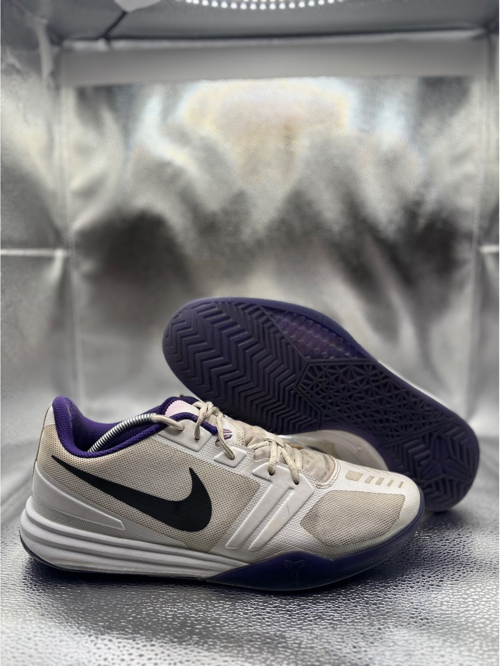 Nike KB Mentality "White Court Purple